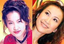 女明星前后对比图片,女明星前后对比，见证时光的魔力